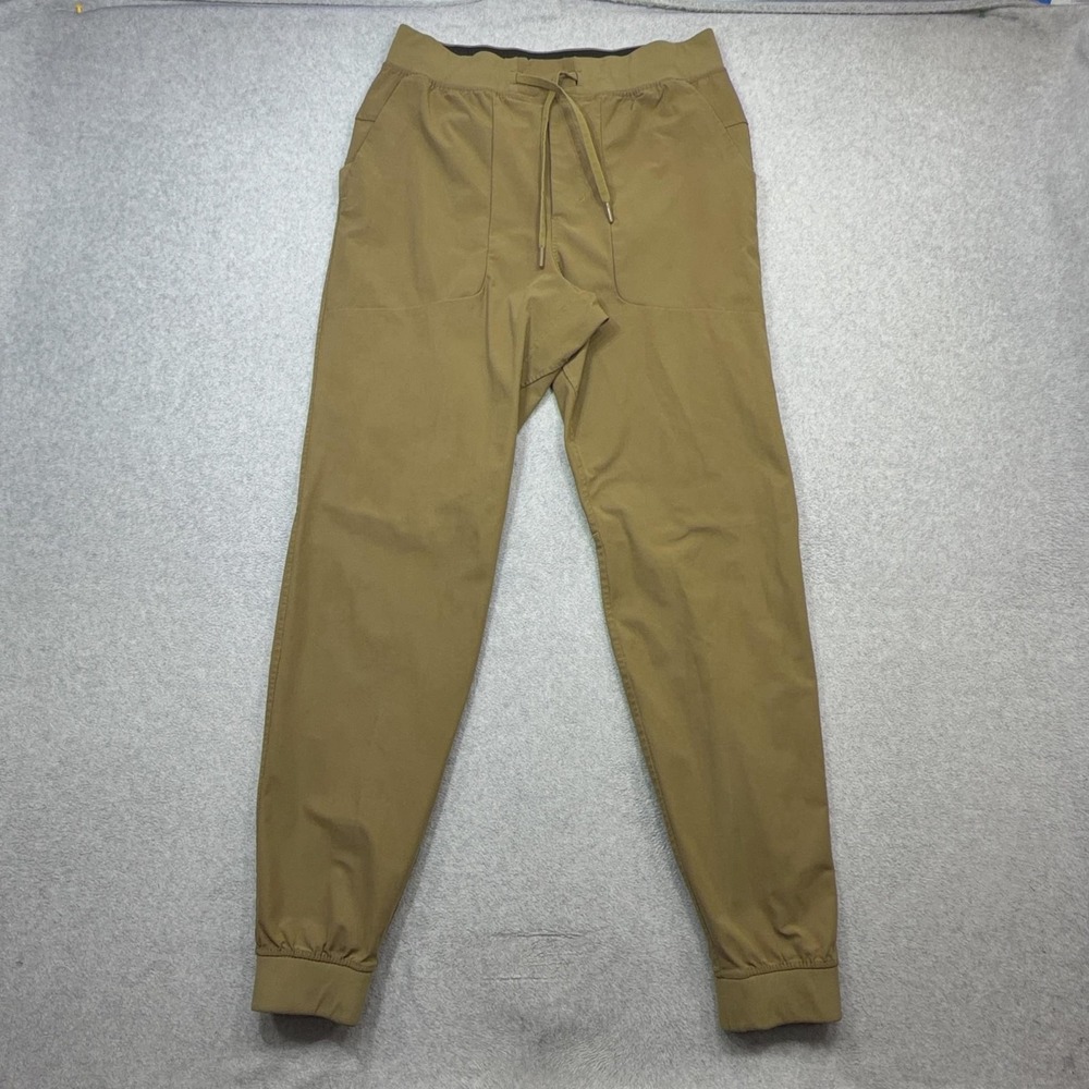Lululemon ABC Warpstreme Jogger Pants Mens Large Tall Brown Athleisure Casual
